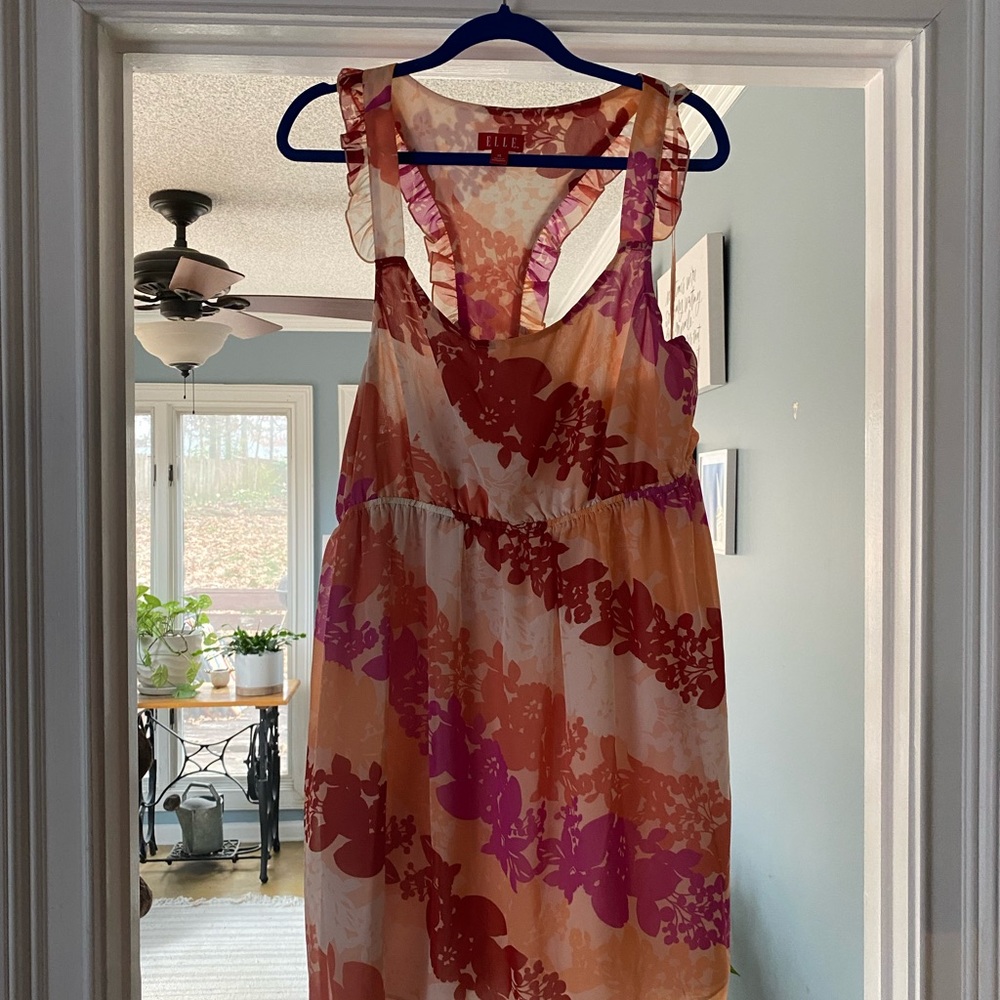 Ruffle tank dress